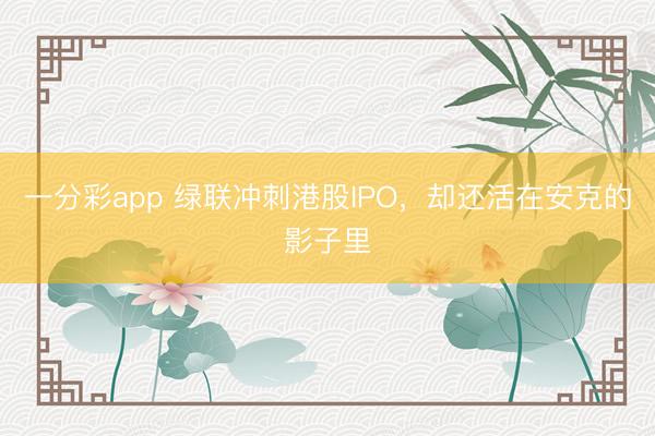 一分彩app 绿联冲刺港股IPO，却还活在安克的影子里